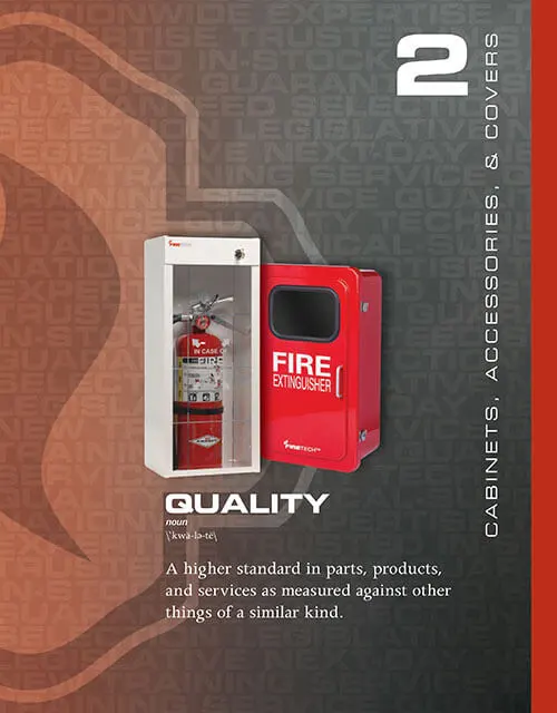 Quality Fire Extinguisher Covers, Cabinets & Accessories