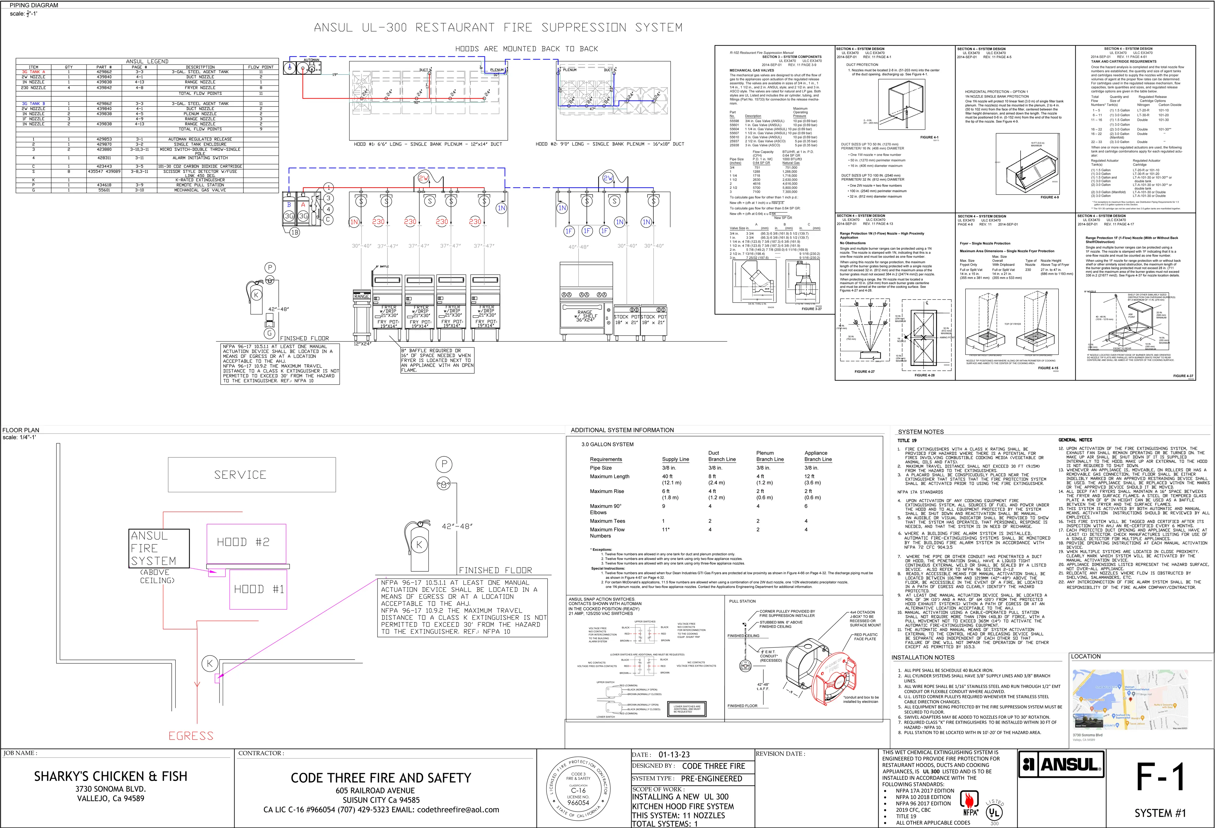 Custom Fire Suppression System Blueprint